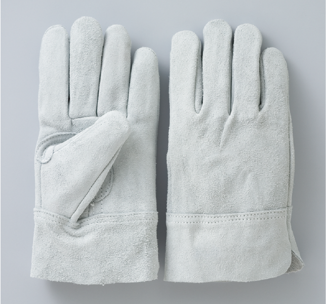 最大64%OFFクーポン 業務用100セット 熱田資材 革手袋床革手袋 背縫い NO.11 グレー